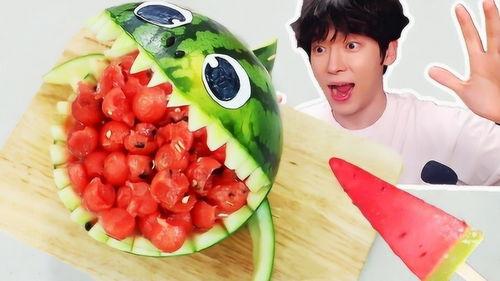 甜点吃瓜,尽享美味甜点时光